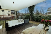 Rarität: Hochwertige coole Gartenwohnung auf 2 Ebenen mit Süd/West Terrasse im begehrten Obermenzing - Terrassenlounge SW Ausrichtung